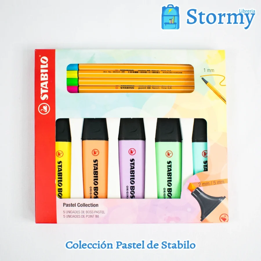 Colección Pastel de Stabilo adelante