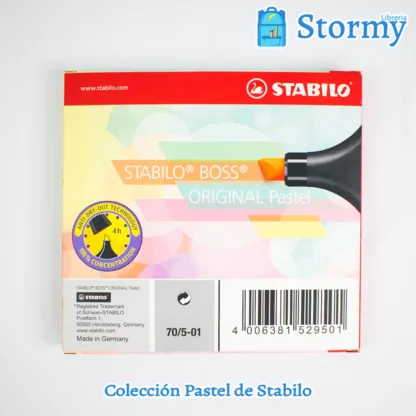 Colección Pastel de Stabilo detras