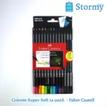 Colores_Super_Soft_de_14_unidades_marca_faber_Castell_adelante