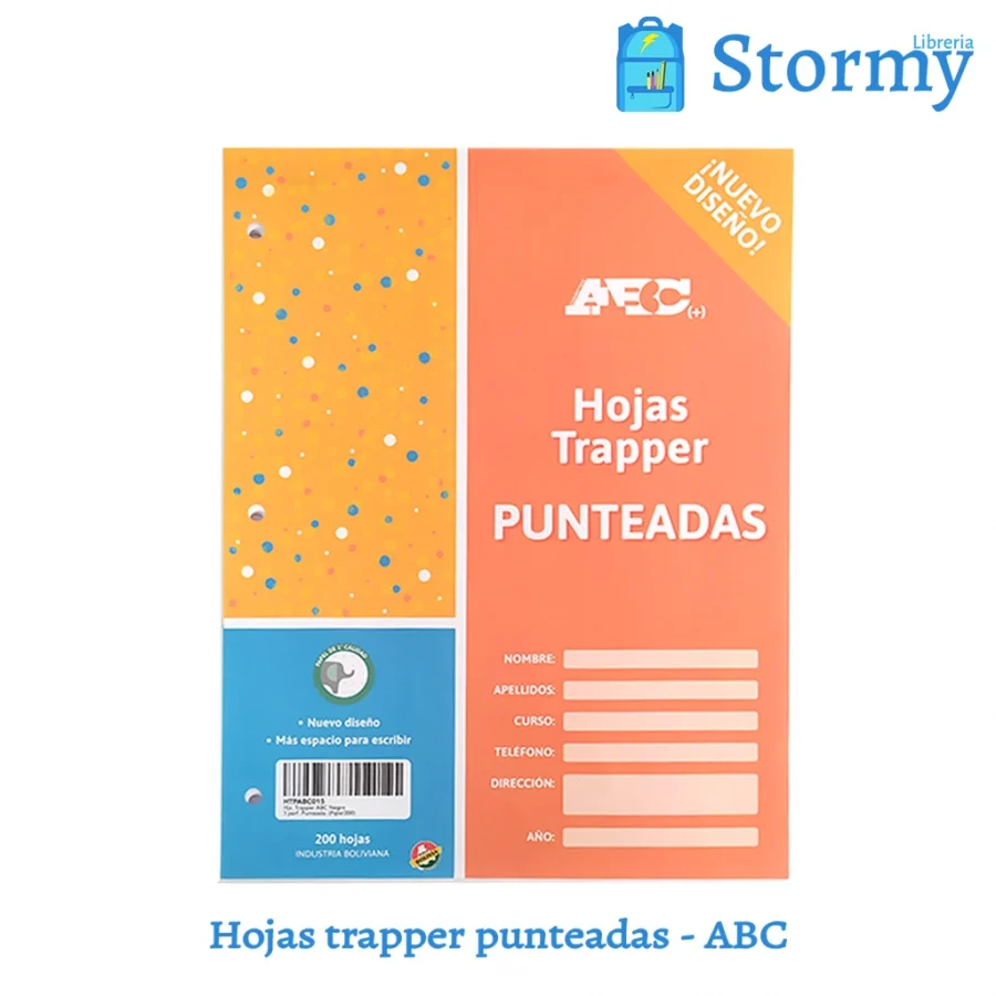 ojas de trapper punteadas marca ABC