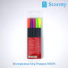 Micropuntas Grip Finepen Neon marca Faber Castell atras