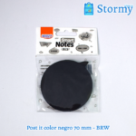 Post it color negro de 70 mm marca BRW adelante