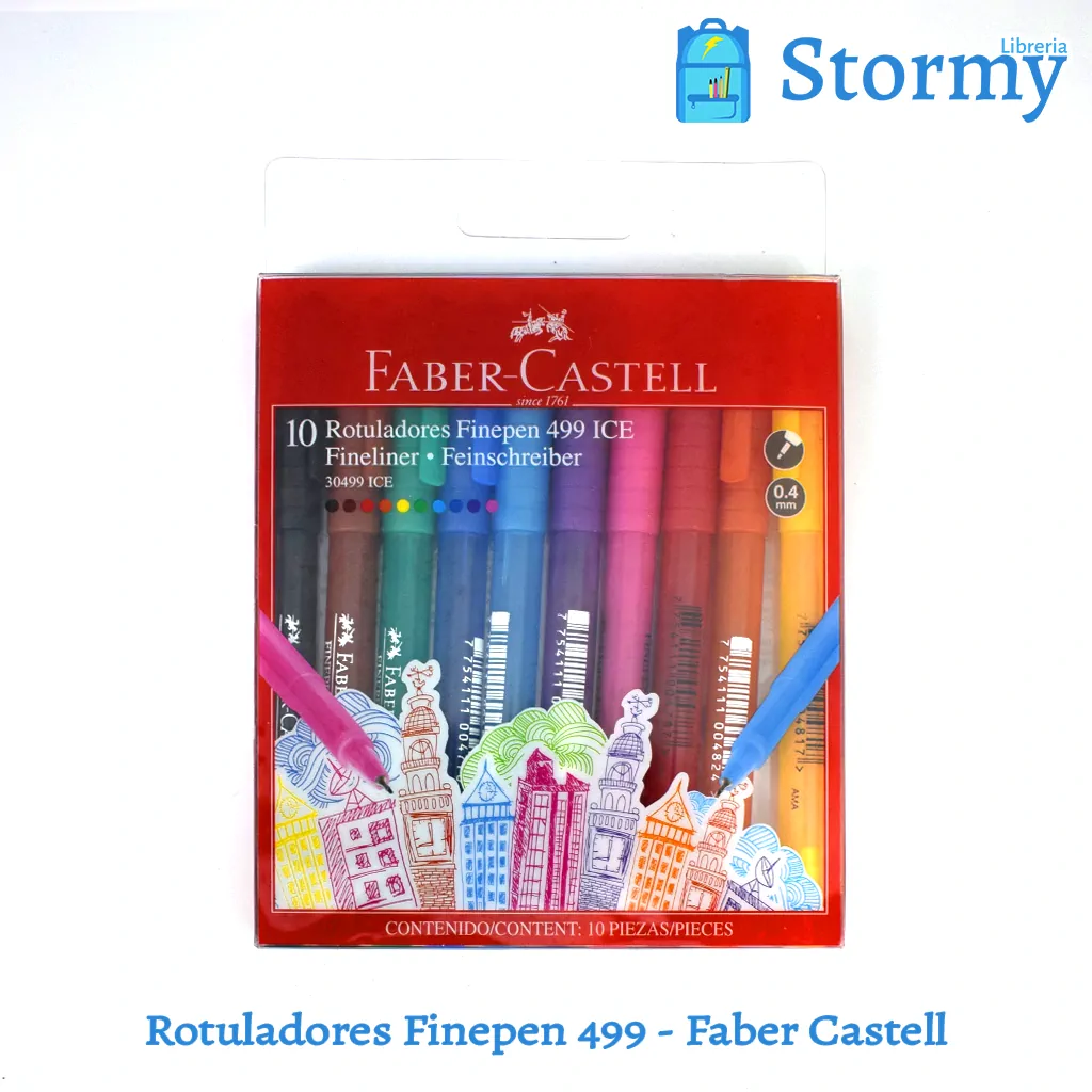 ROTULADORES FINEPEN 499 ICE FABER CASTELL - Libreria Stormy