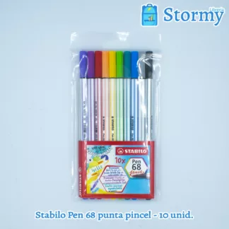 Rotulador punta de ppincel STABILO Pen 68 brush ARTY Estuche con 30 colores 