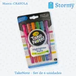 Takenote - set de 6 unidades CRAYOLA