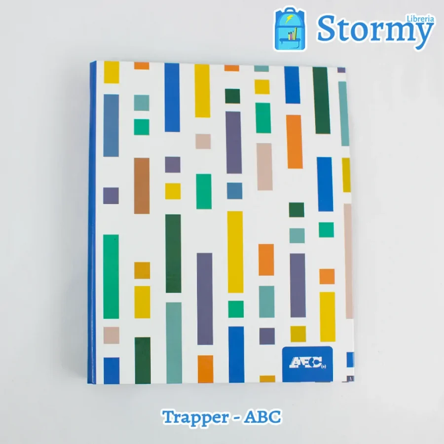 Trapper sin hojas marca ABC colores y rectangulos delante