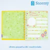 libreta_pequeña_marca_ABC_color_amarillo_con_buho_y_flores_primera