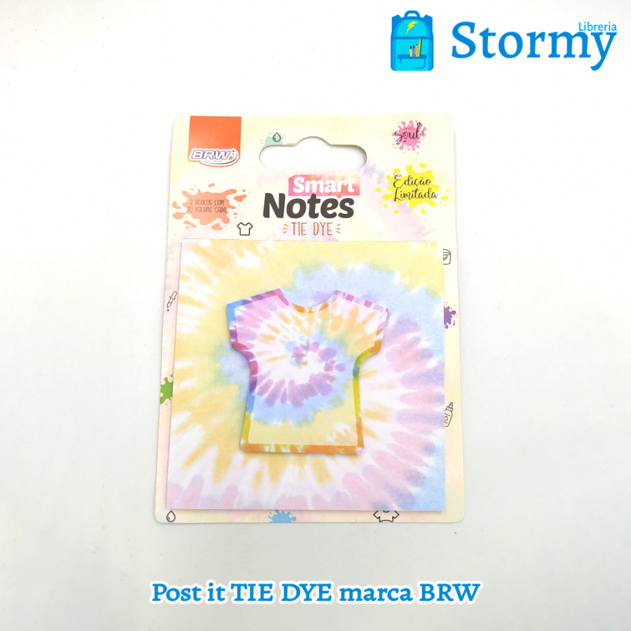 post it TIE DYE marca BRW diseño 2 adelante