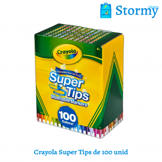 Crayola super tips de 100 unid