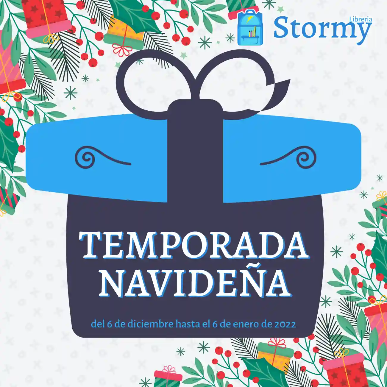 Temporada navideña ofertas y descuentos de lettering y apuntes bonitos - libreria stormy