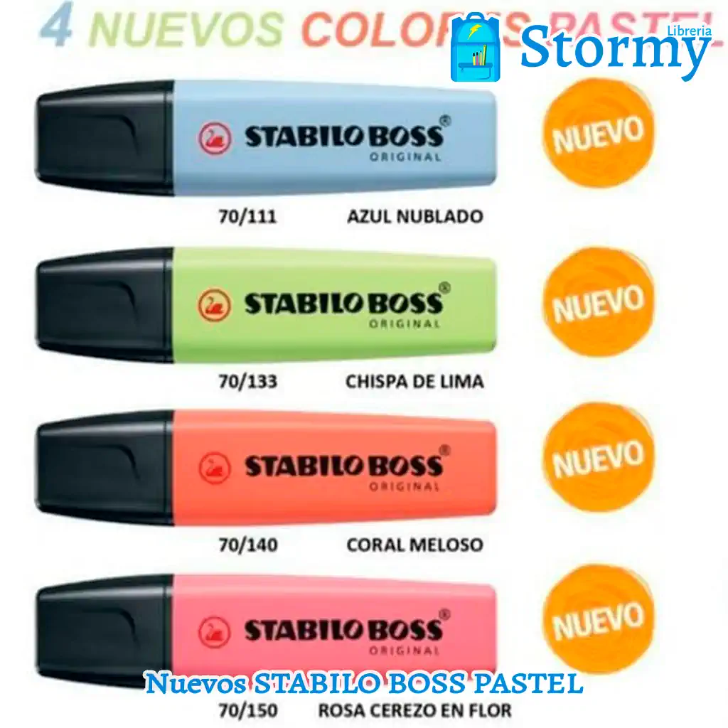 Nuevos Stabilo Boss Pastel - Libreria Stormy
