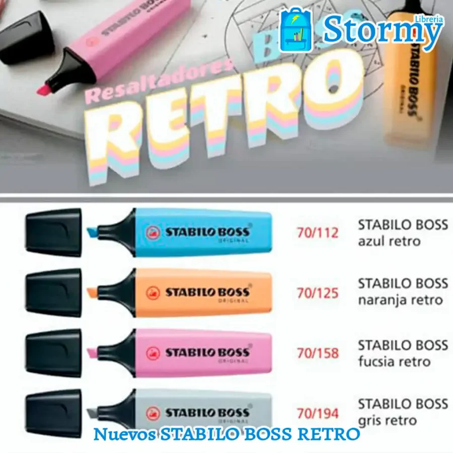 STABILO BOSS RETRO 3