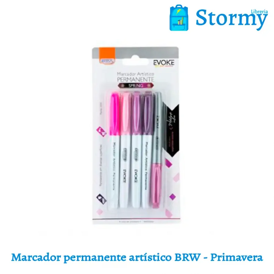 Marcador permanante artistico brw primavera