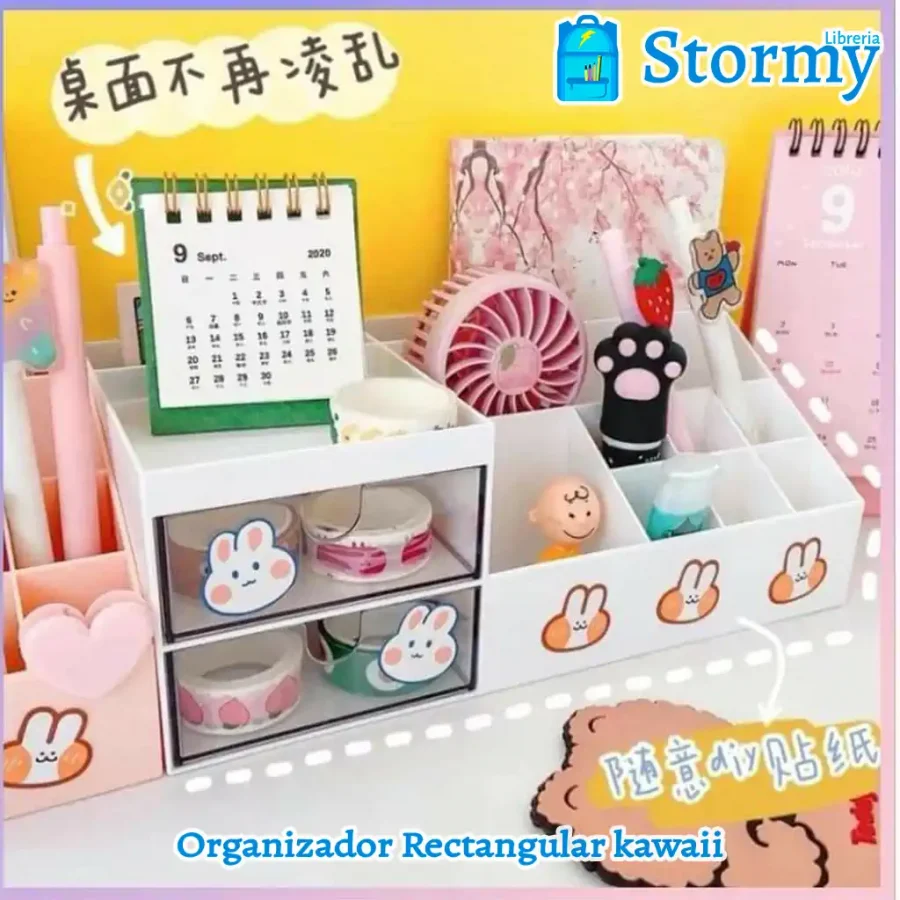 organizadoe rectangular kawaii