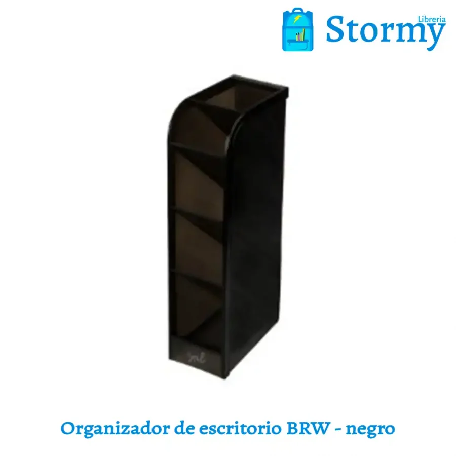 organizador de escritorio brw negro