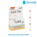 washitape diseño flores BRW