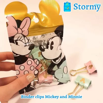 binder clips Mickey and Minnie
