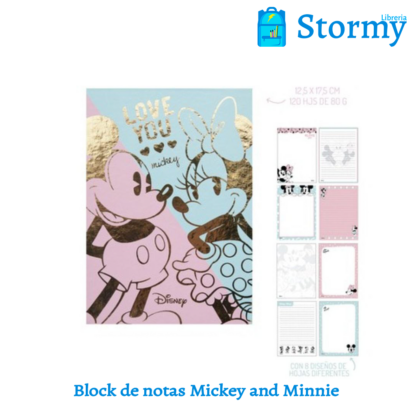 block de notas mickey and minnie1