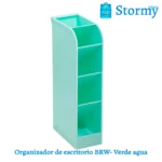 organizador de escritorio brw verde agua