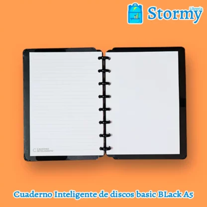 Cuaderno inteligente de discos basic black a51
