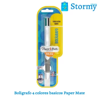 boligrafo 4 colores basicos paper mate