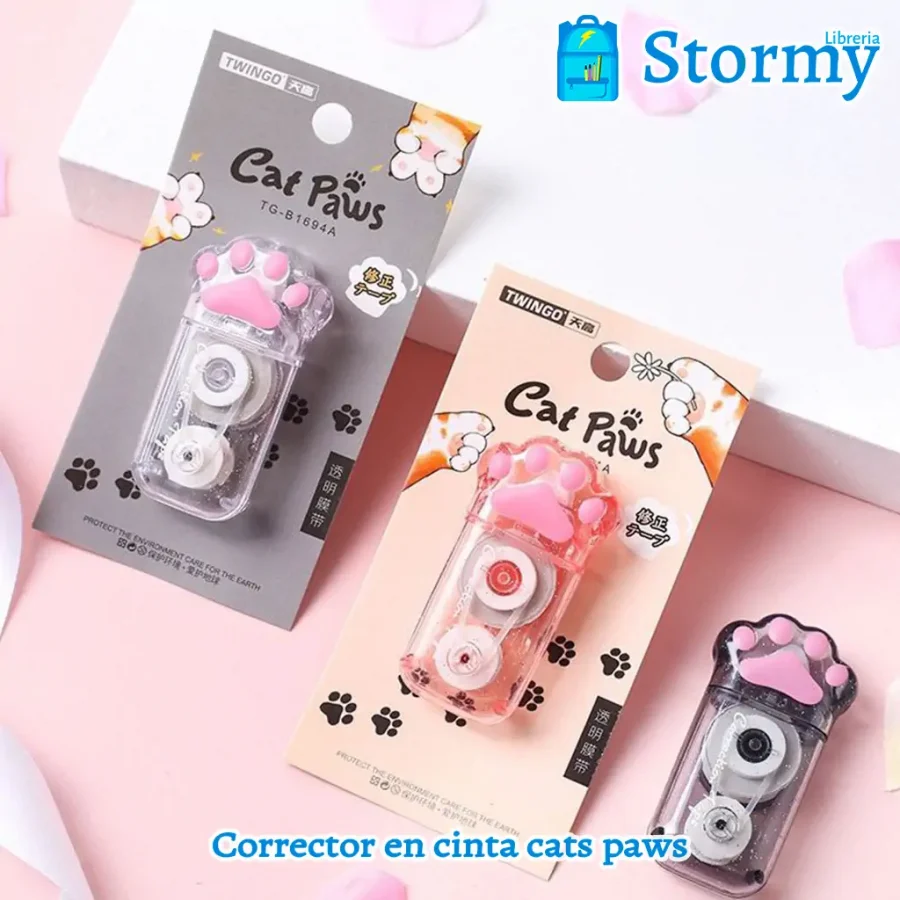 corrector en cinta cats paws