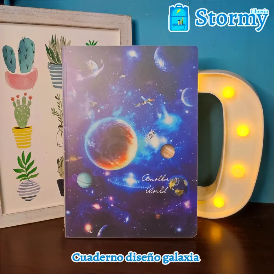 cuaderno diseño galaxia