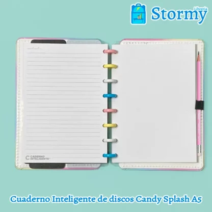 cuaderno inteligente de discos Candy Splash A51