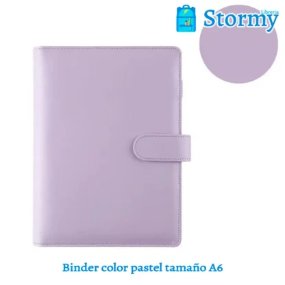 binder color pastel tamaño a62