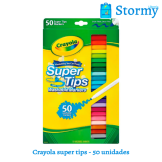 Crayola super tips 50 unidades