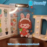 tablero acrilico transparente kawaii