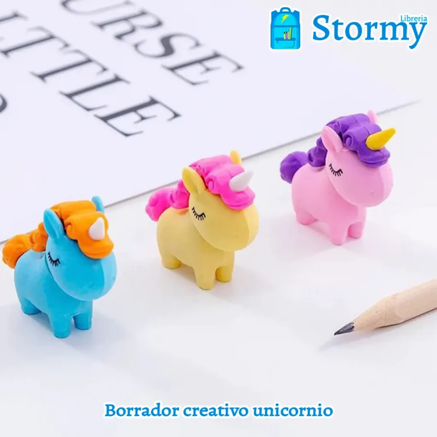 borrador creativo unicornio