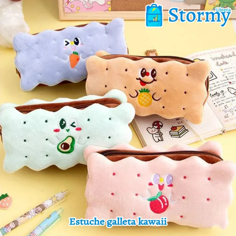 estuche galleta kawaii