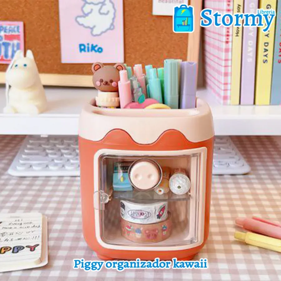 piggy organizador kawaii