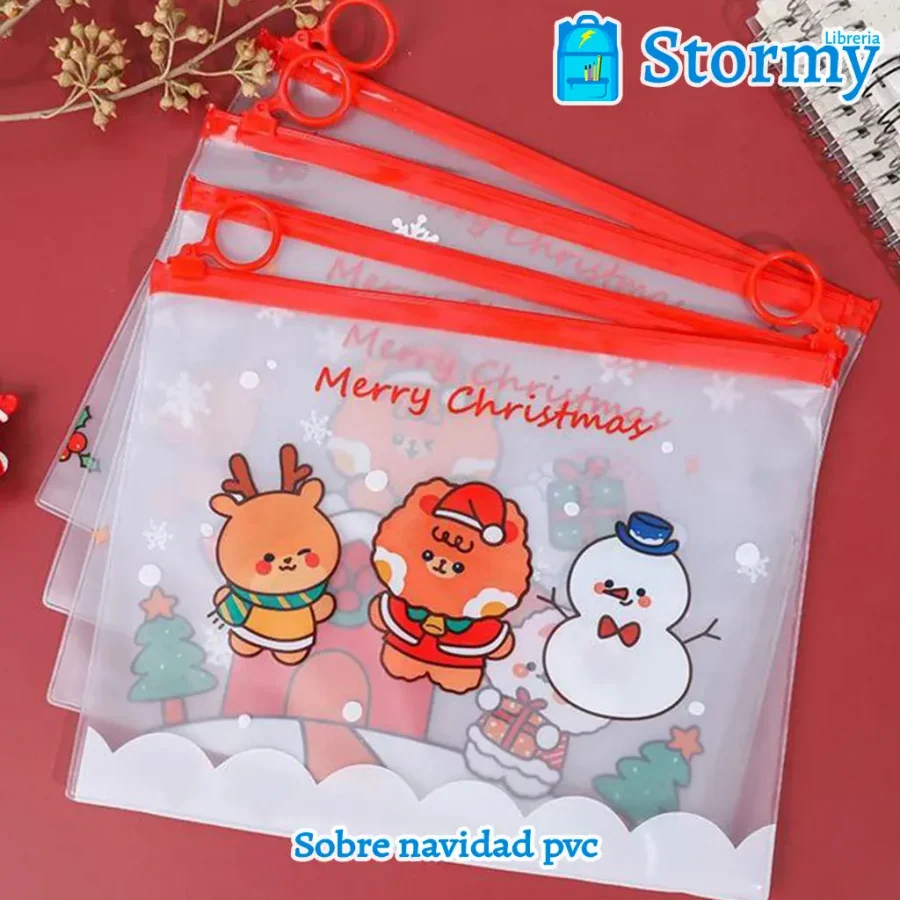 sobre navidad pvc