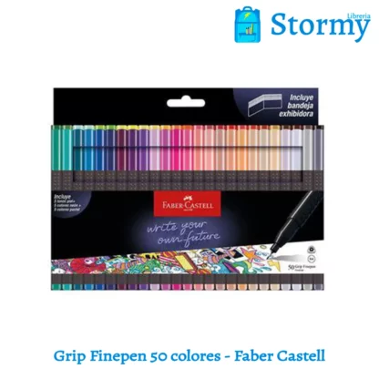 Grip finepen 50 colores faber castell