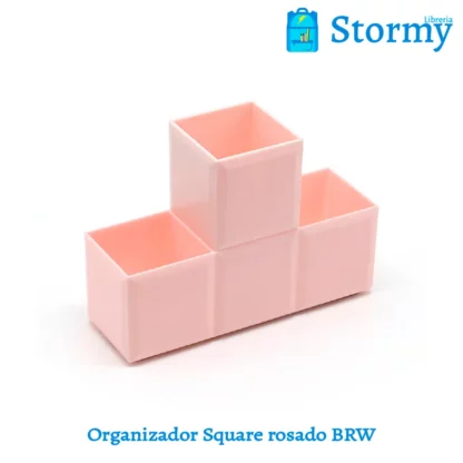 Organizador square rosado brw