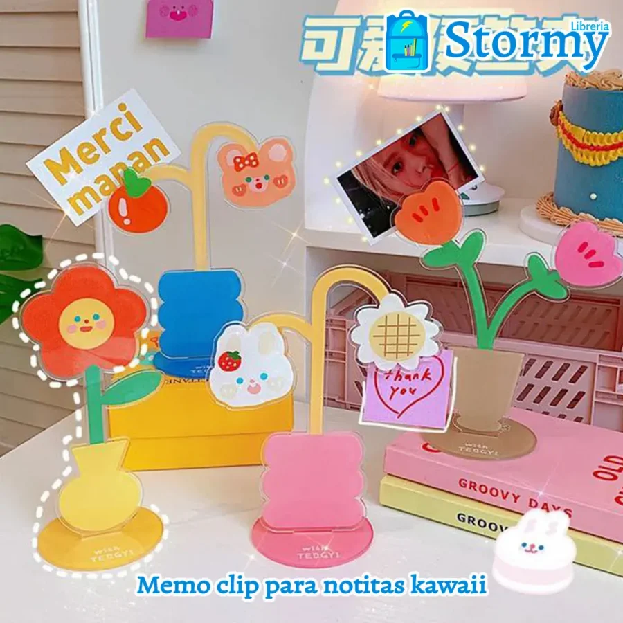 memo clip para notitas kawaii