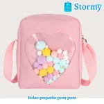 bolso pequeño pom pom