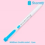 mildliner double ended cyan