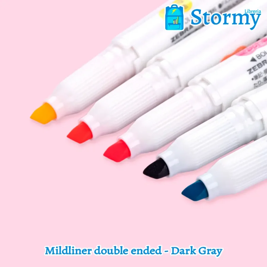 mildliner double ended dark gray.1png