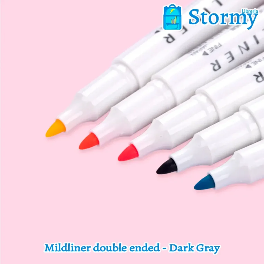 mildliner double ended dark gray.2png