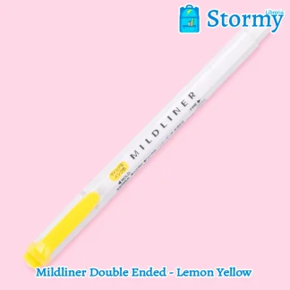 mildliner double ended lemon yellow
