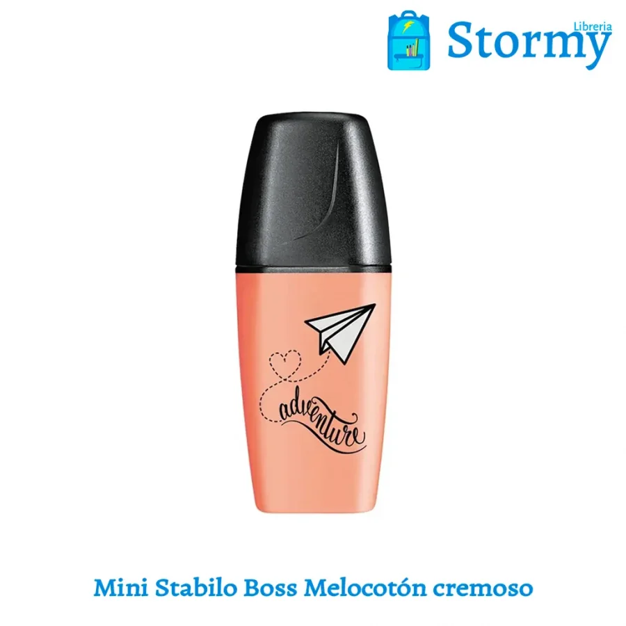 mini stabilo boss melocoton cremoso