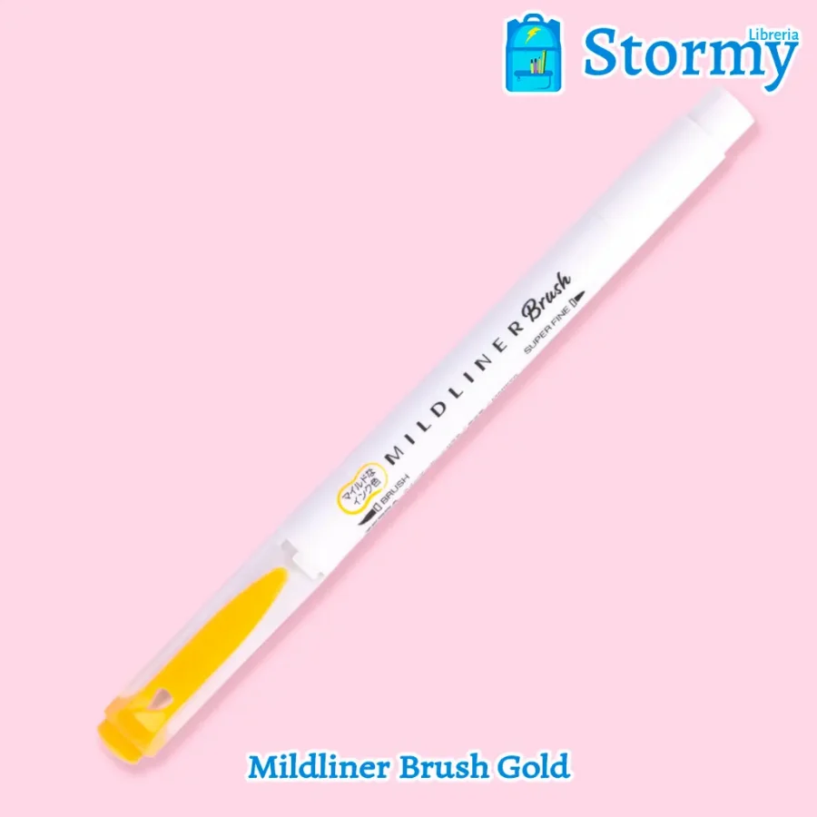 mildliner brush gold