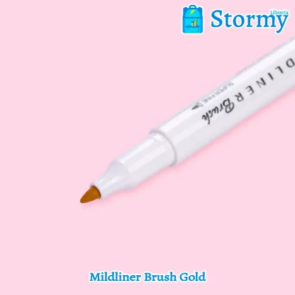 mildliner brush gold2