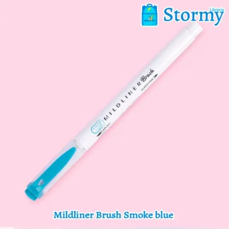mildliner brush smoke blue