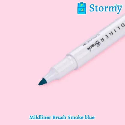 mildliner brush smoke blue2