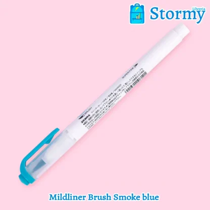 mildliner brush smoke blue3
