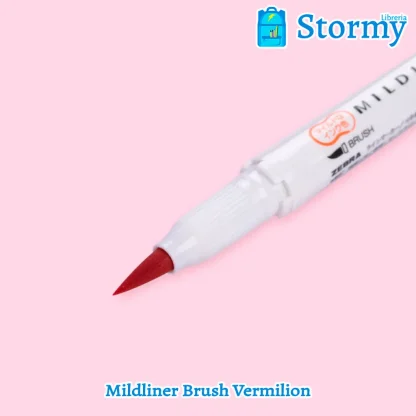 mildliner brush vermilion1